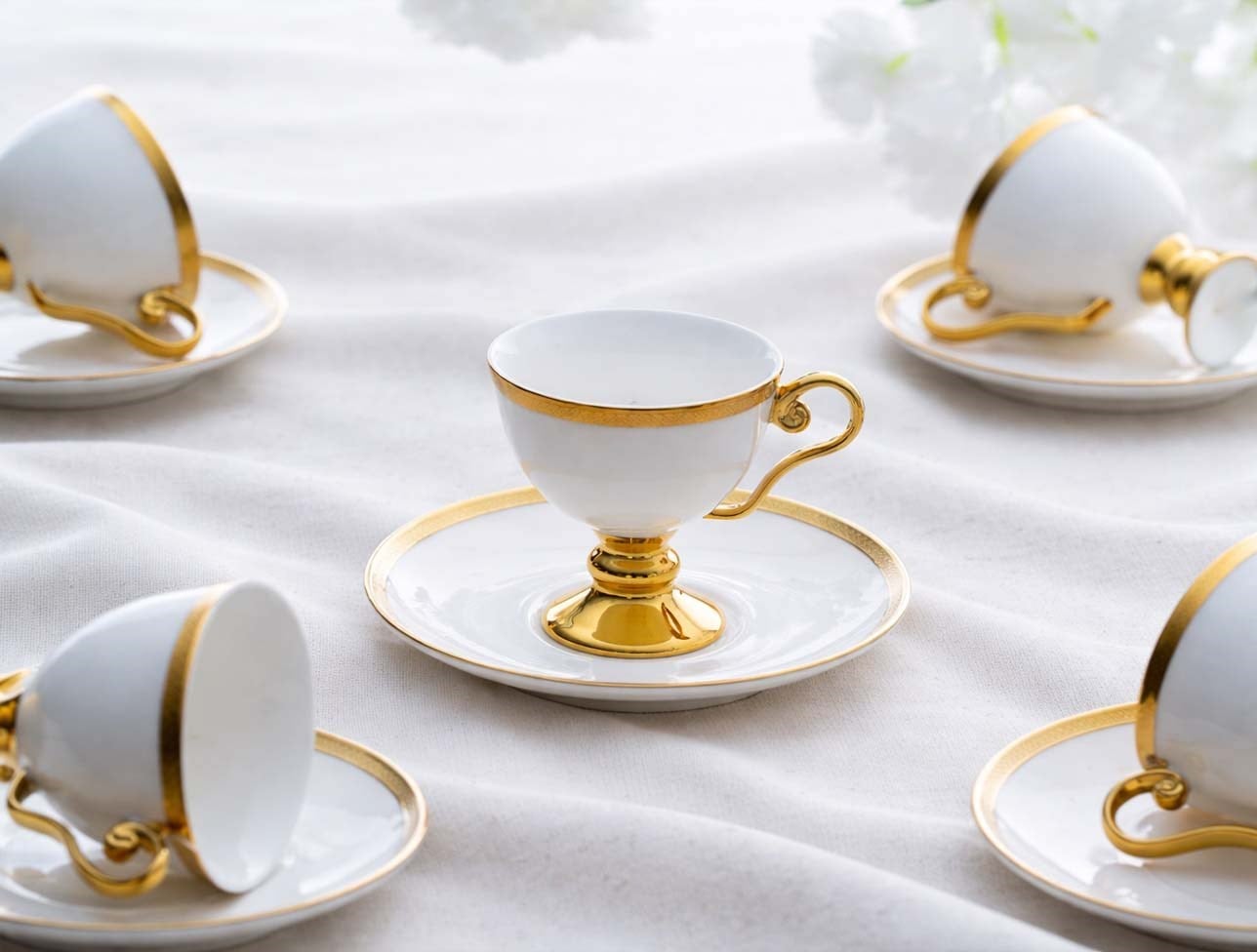 ACAR THELMA GOLD 6LI KAHVE FİNCAN HXF-06550