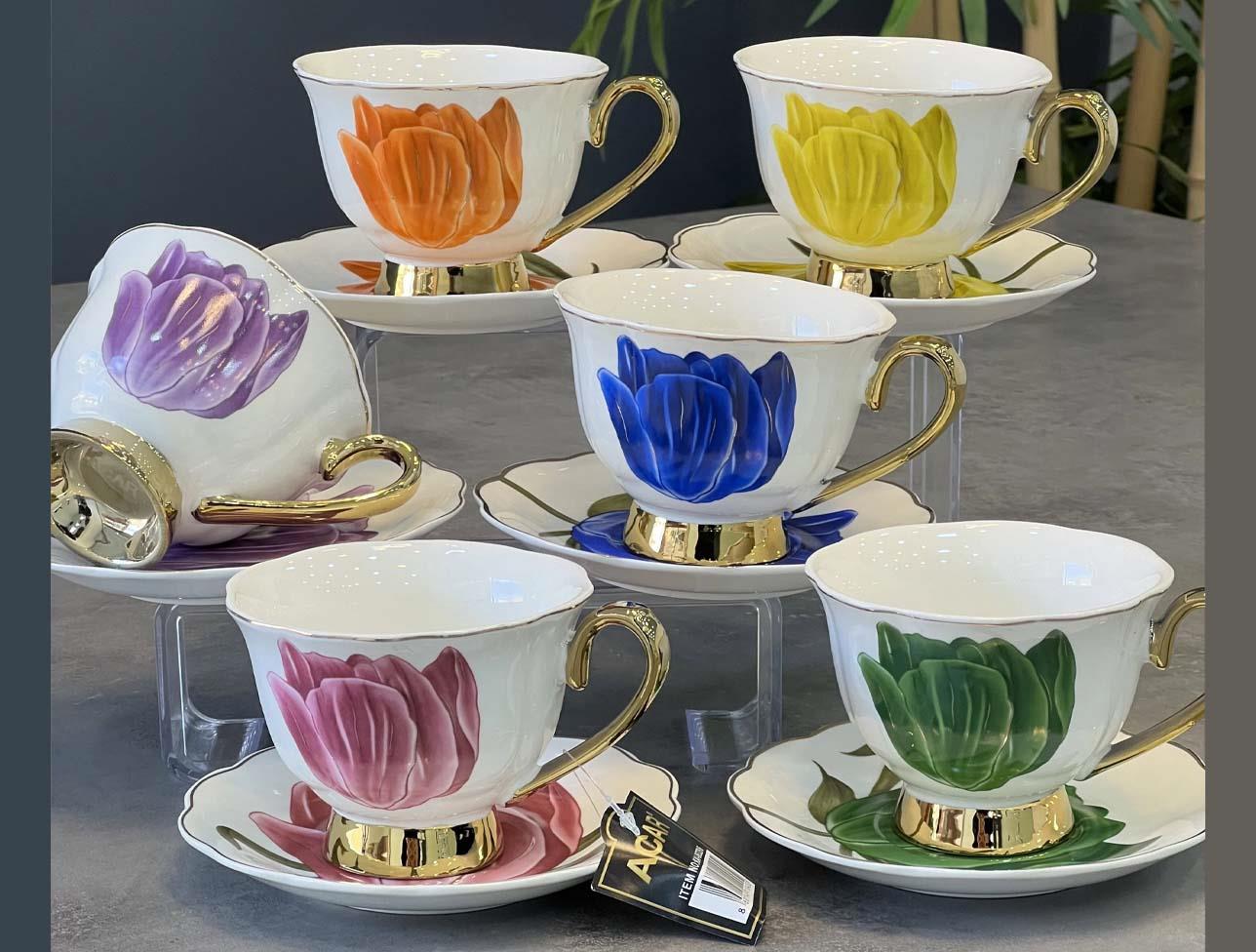 ACAR TIFFANY 6 LI KAHVE FİNCAN TAKIMI