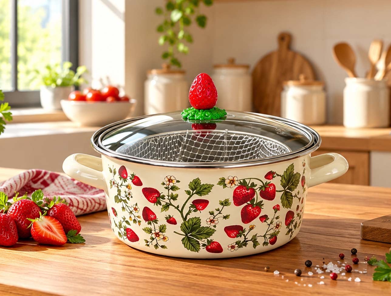 AROW ÇİLEK 24 CM KIZARTMA TENCERESİ TR-8298