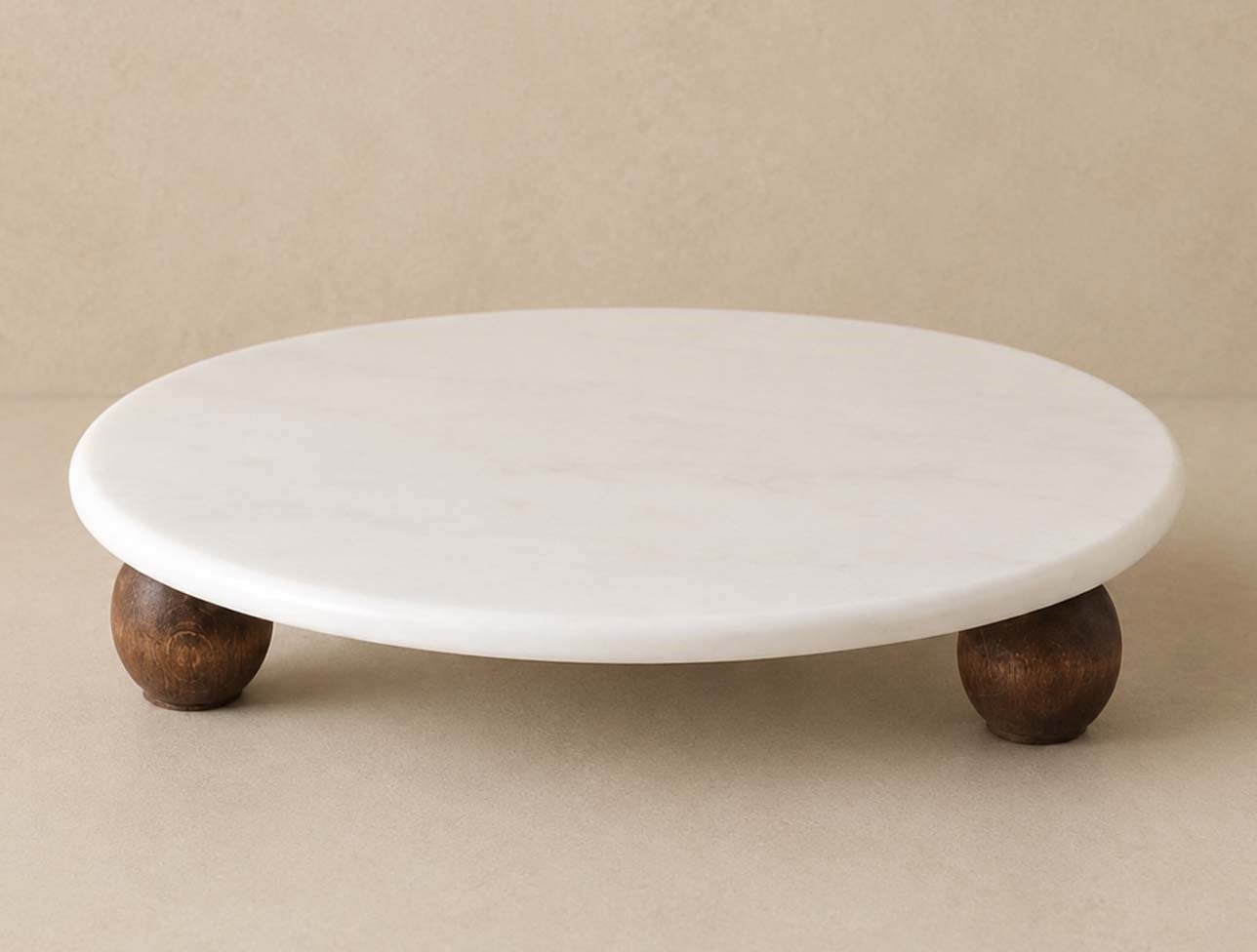 COŞ 30CM BÜYÜK 3 TOP AYAKLI YUV. MERMER COS-3016