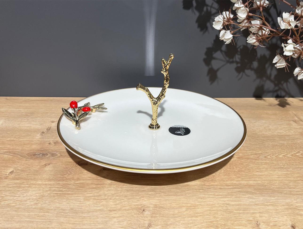 EFEGİL KIZILCIK GOLD YAL. POR. TEK KATLI 19CM SUN