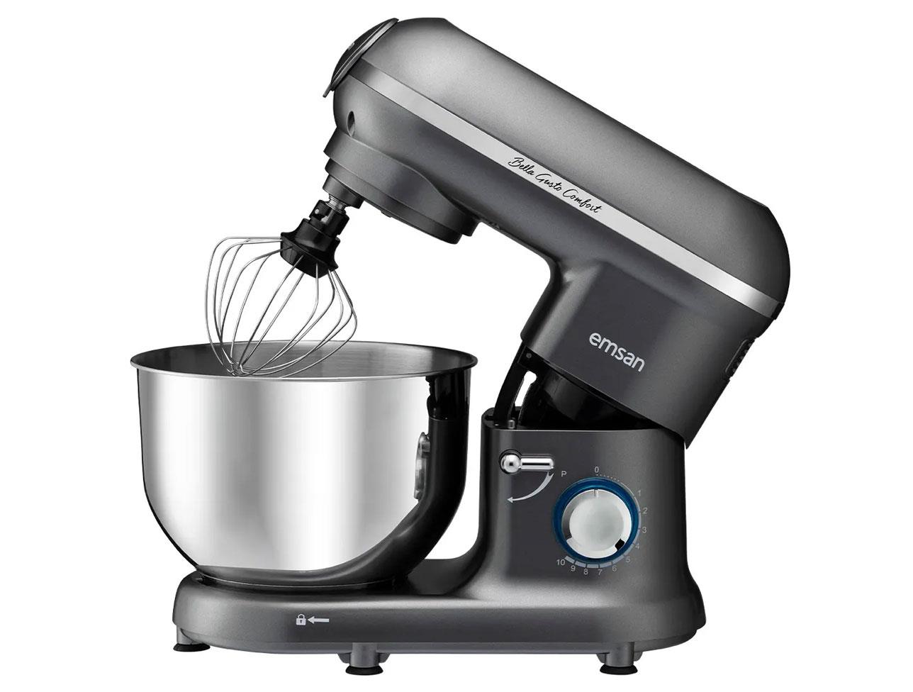 EMSAN BELLA GUSTO COMFORT STAND MİKSER GRİ