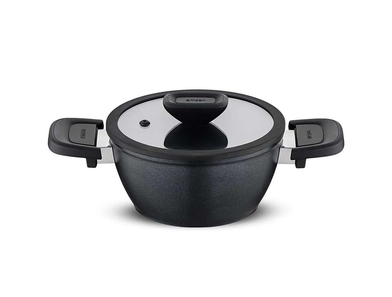 EMSAN DİAMENTE DERİN TENCERE 20 CM SİYAH