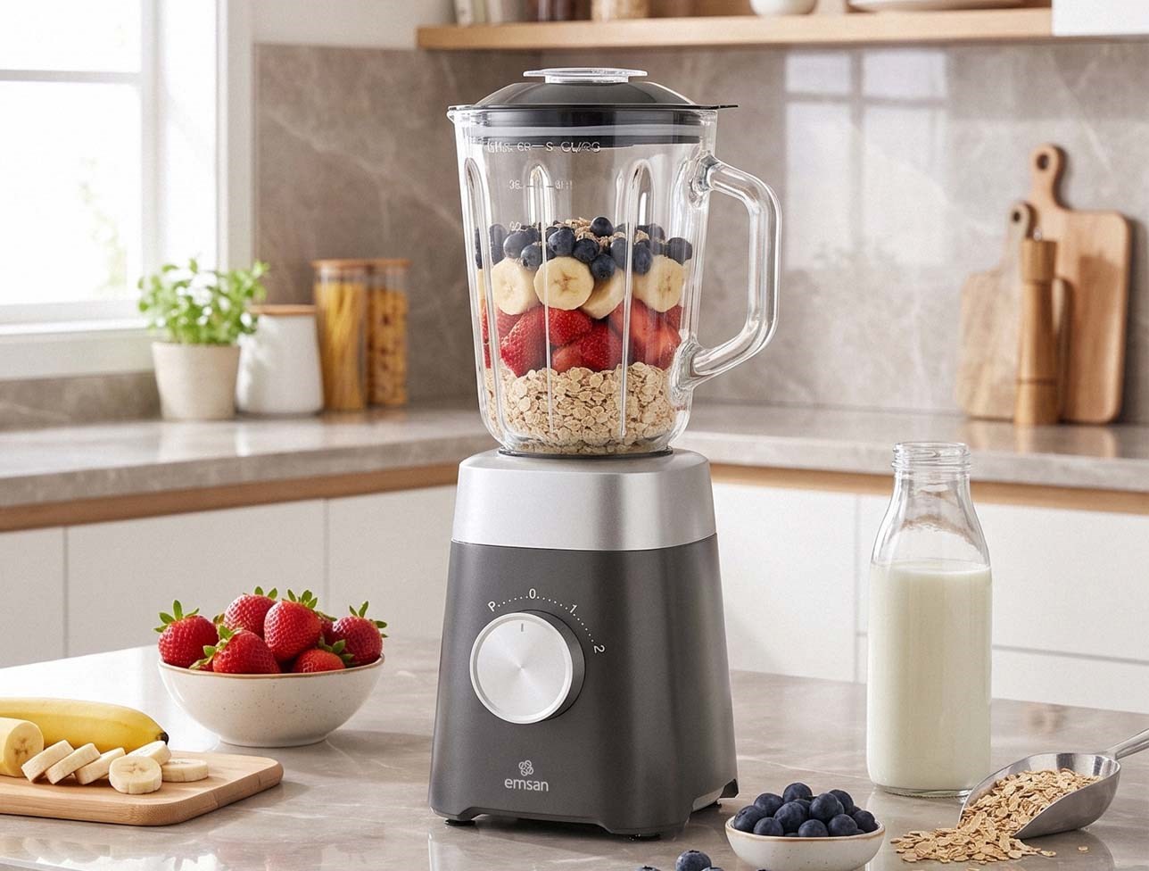 EMSAN MULTİBLEND SMOOTHİE BLENDER GREY 1000W