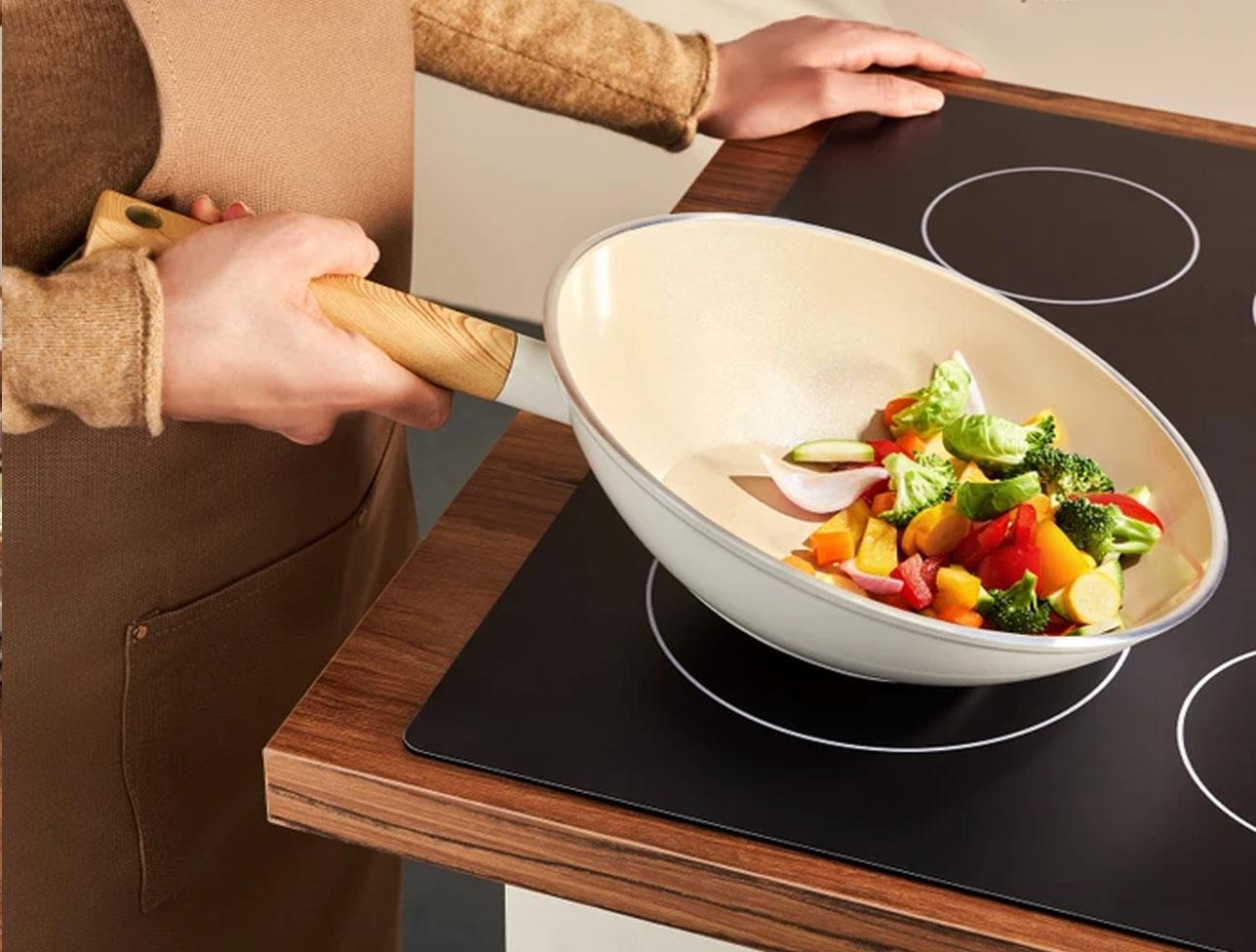EMSAN SWISS CRYSTAL 28 CM WOK TAVASI