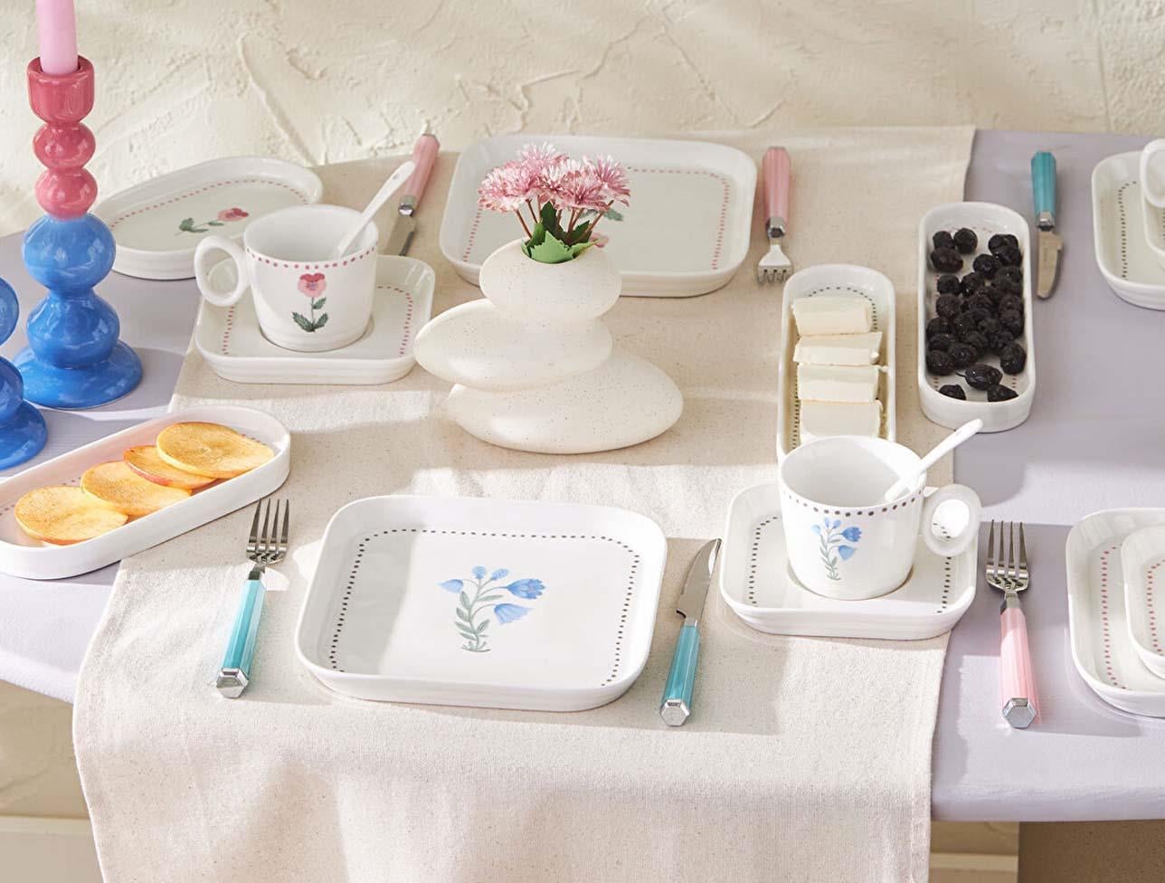 EMSAN VİOLA PORSELEN 30 PRÇ MULTİCOLOR