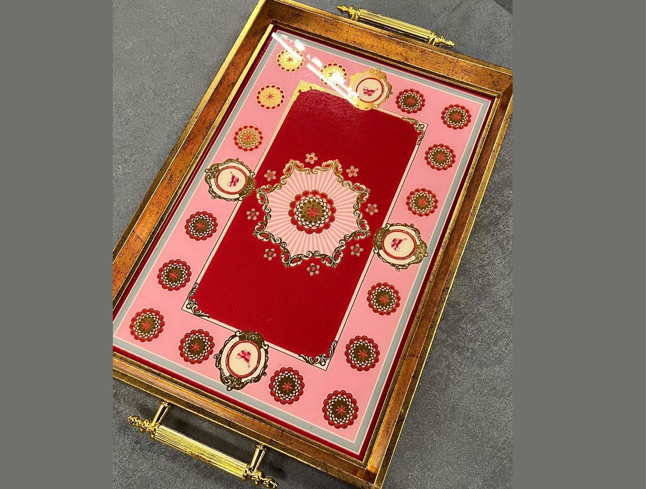 GLORE OBLİA ÇERÇEVELİ TEPSİ 31X46CM A08-006