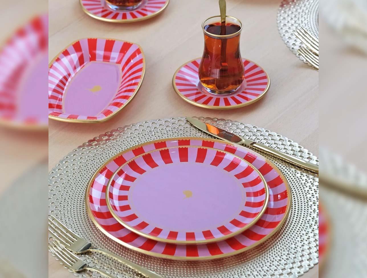 GLORE PİNK LİNE MAT 27 PARÇA TEA TİME