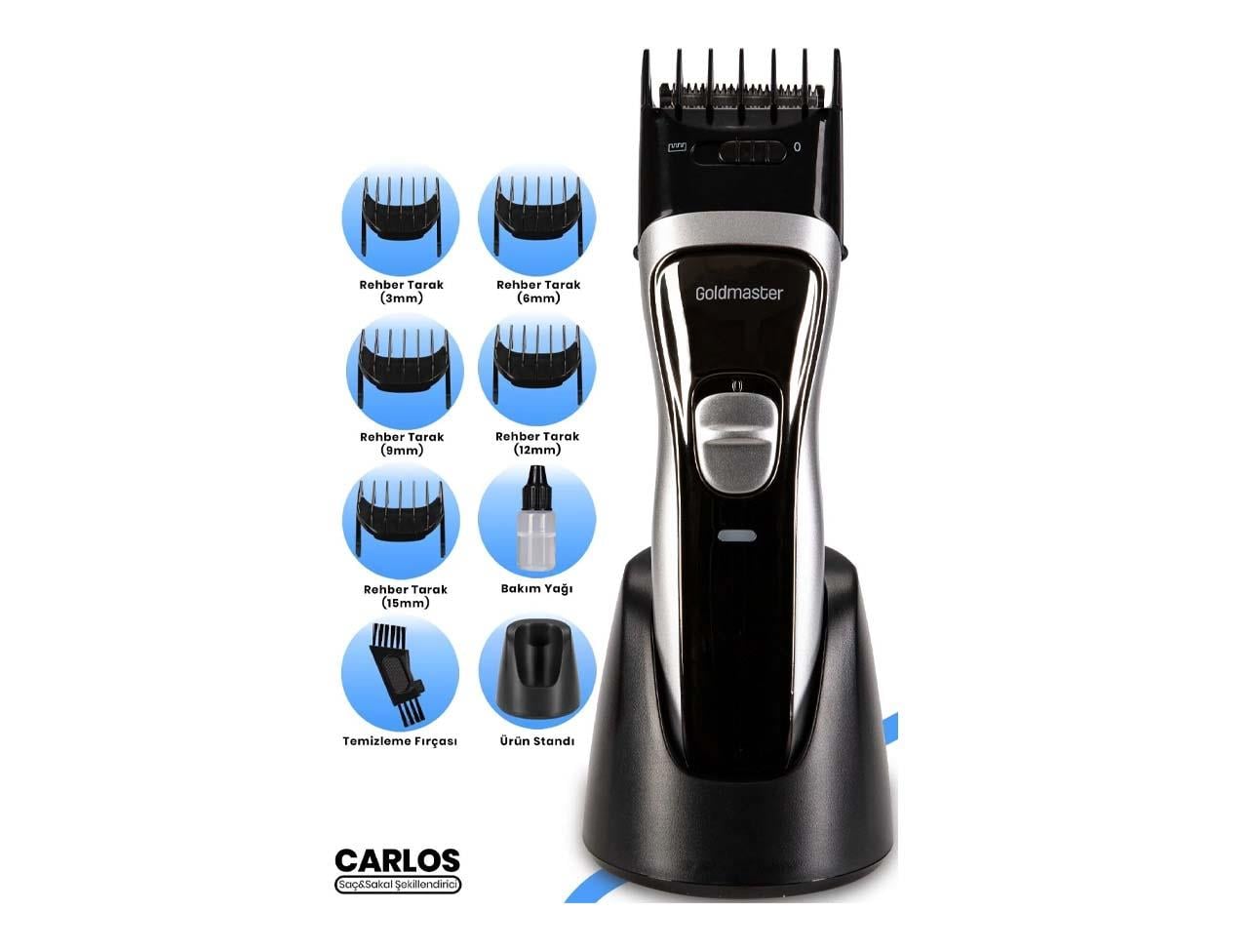 GOLDMASTER GM 7160 CARLOS SAÇ KESME MAKİNESİ