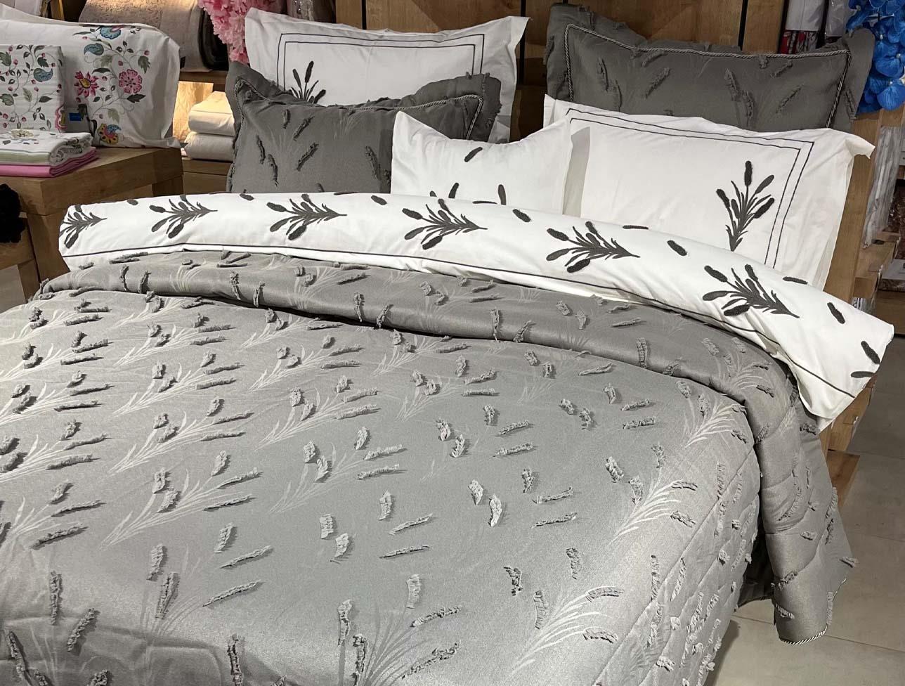 İPEKÇE ÇEYİZ SETİ PALMİRA 10 PARÇA ANTRASİT