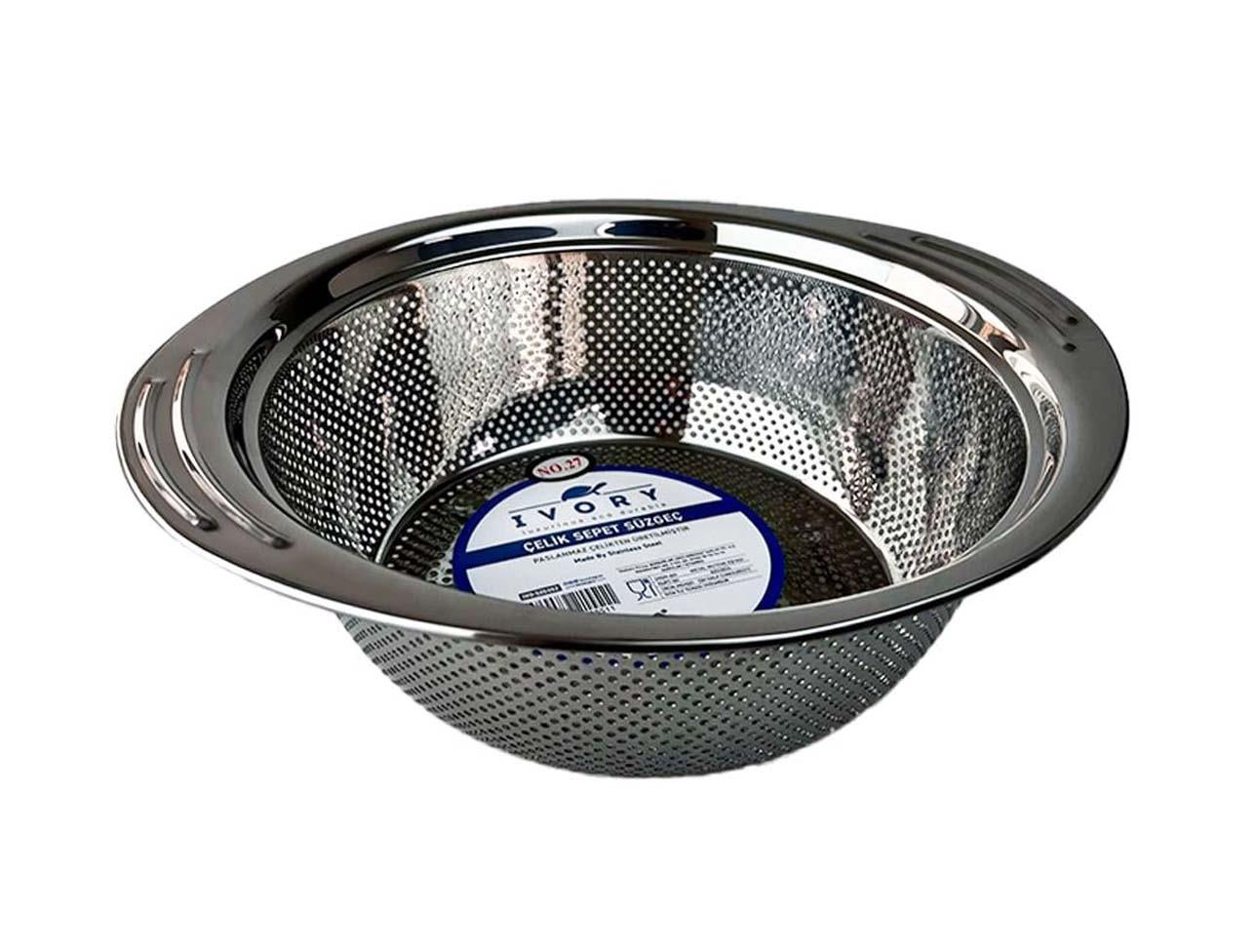 IVORY 29CM 304 ÇELİK PASL. SÜZGEÇ IVO-SZG193