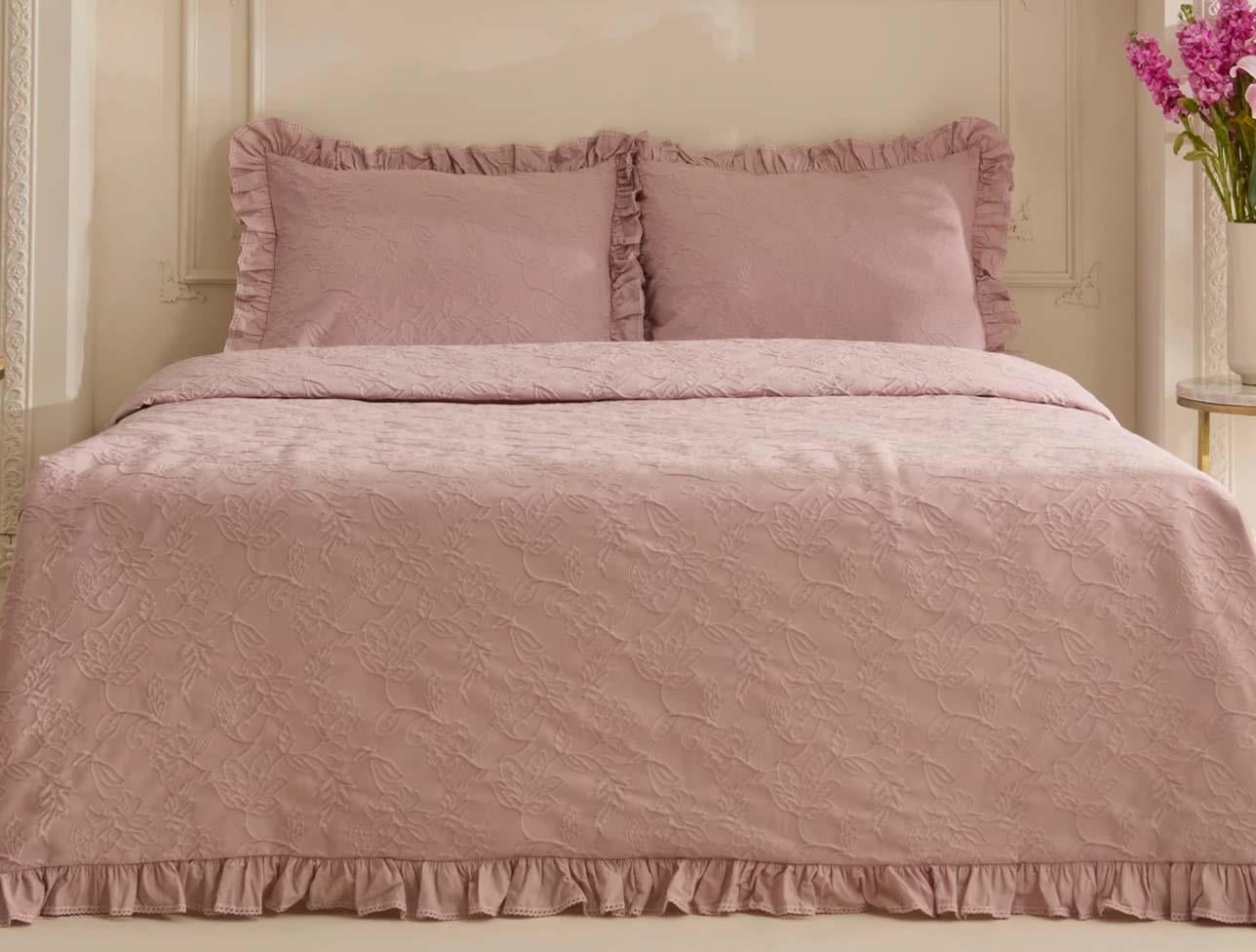 KARACA HOME WHITE COLL TYRA Y.Ö ÇİFT KİŞİLİK PUDRA