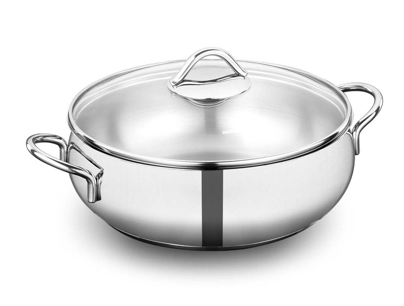 KORKMAZ A1077 TOMBİK KISA TENCERE 24*8