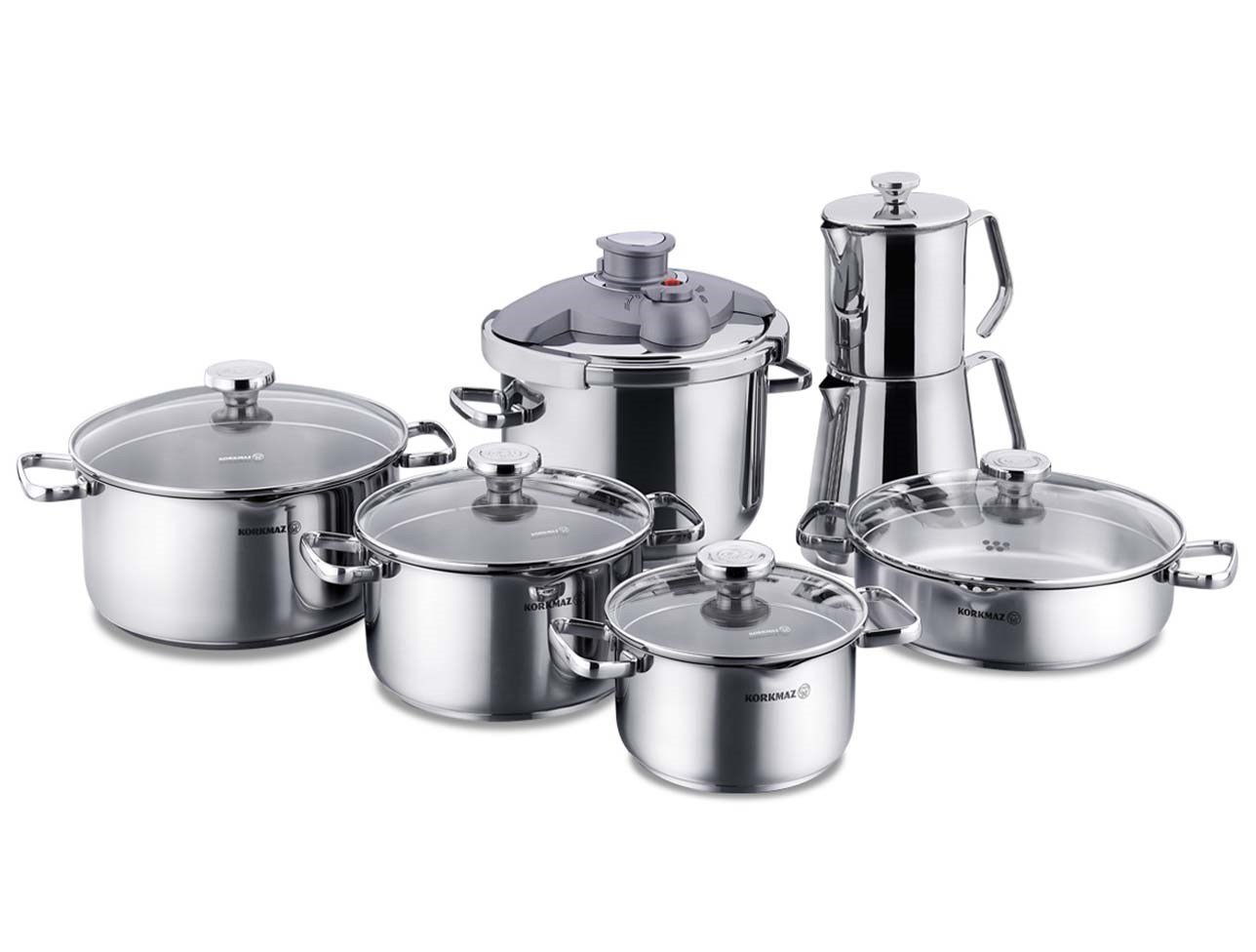 KORKMAZ A1766 AQUA 14 PARÇA HİPER SET