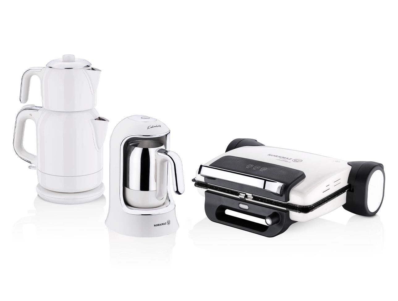 KORKMAZ A1856 VANILYA 7 PARÇA ELKTRO SET