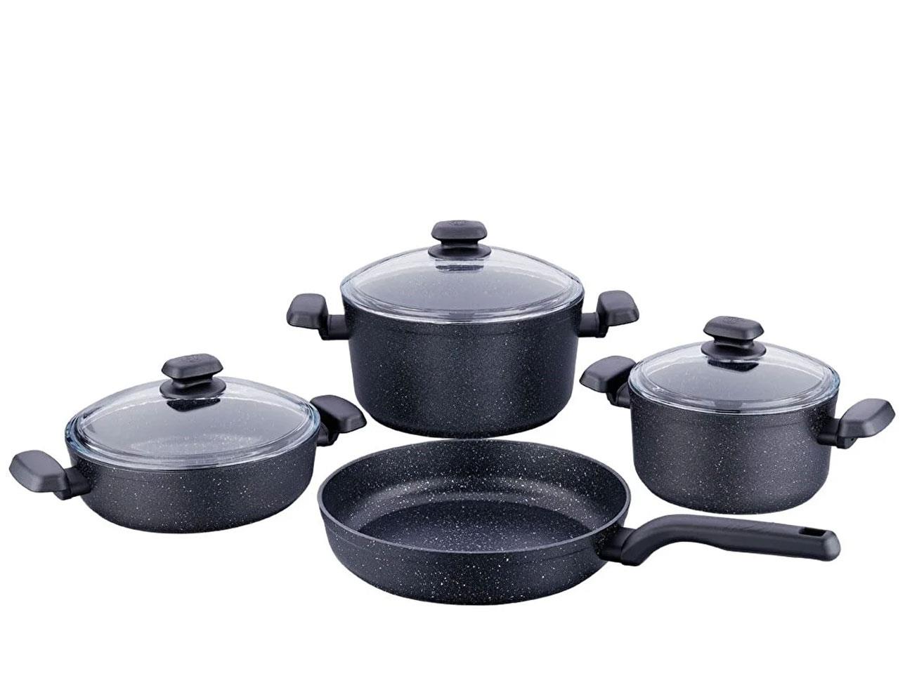 KORKMAZ A2609 ORNELLA 7 PARÇA TENCERE SETİ