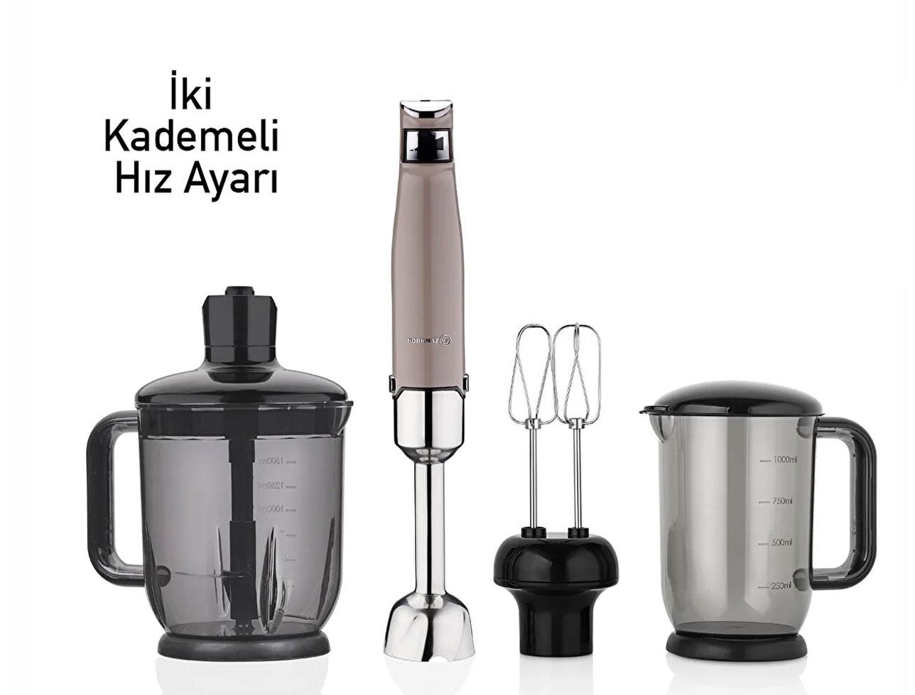 KORKMAZ A449-02 PERFORMİX MEGA BLENDER SET BEJ