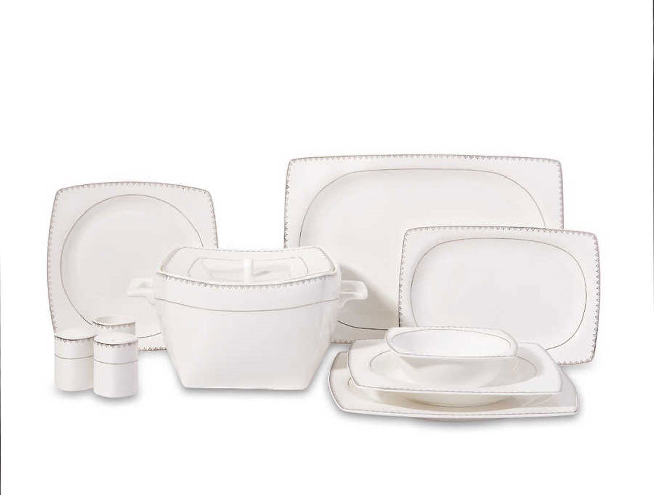 KORKMAZ A8427 BONE SEL. 60 P YEMEK TAKIMI (KARE)