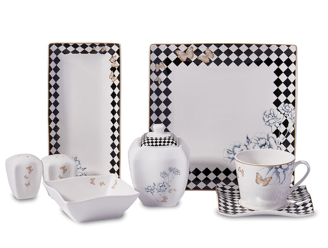 KORKMAZ A8573 LİNK COLL.28 P.KAHVALTI TAKIMI(KARE)