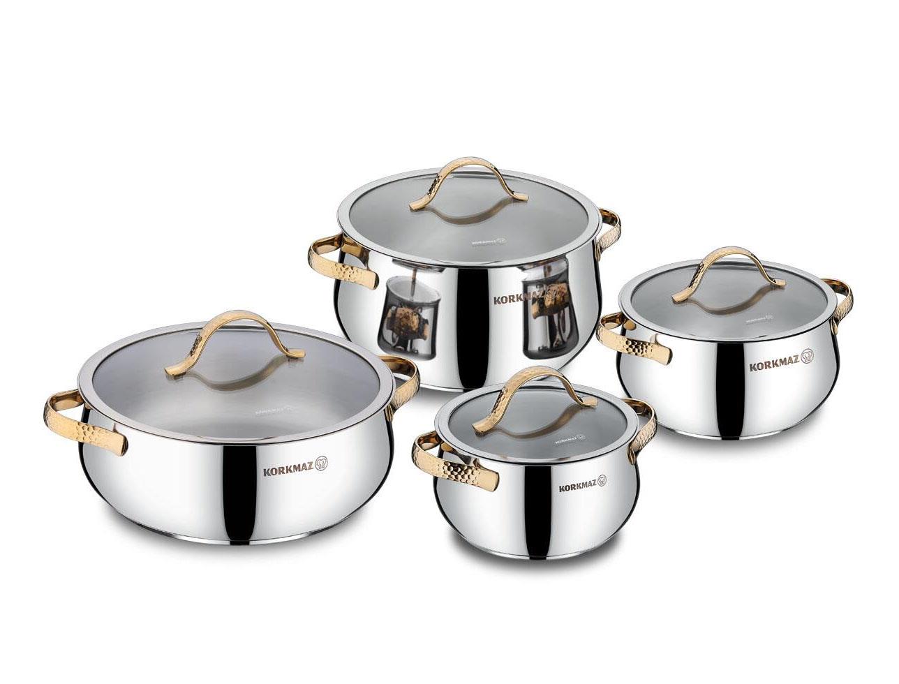 KORKMAZ SAMARA 8 PRÇ TENCERE ETİ GOLD A1964-1