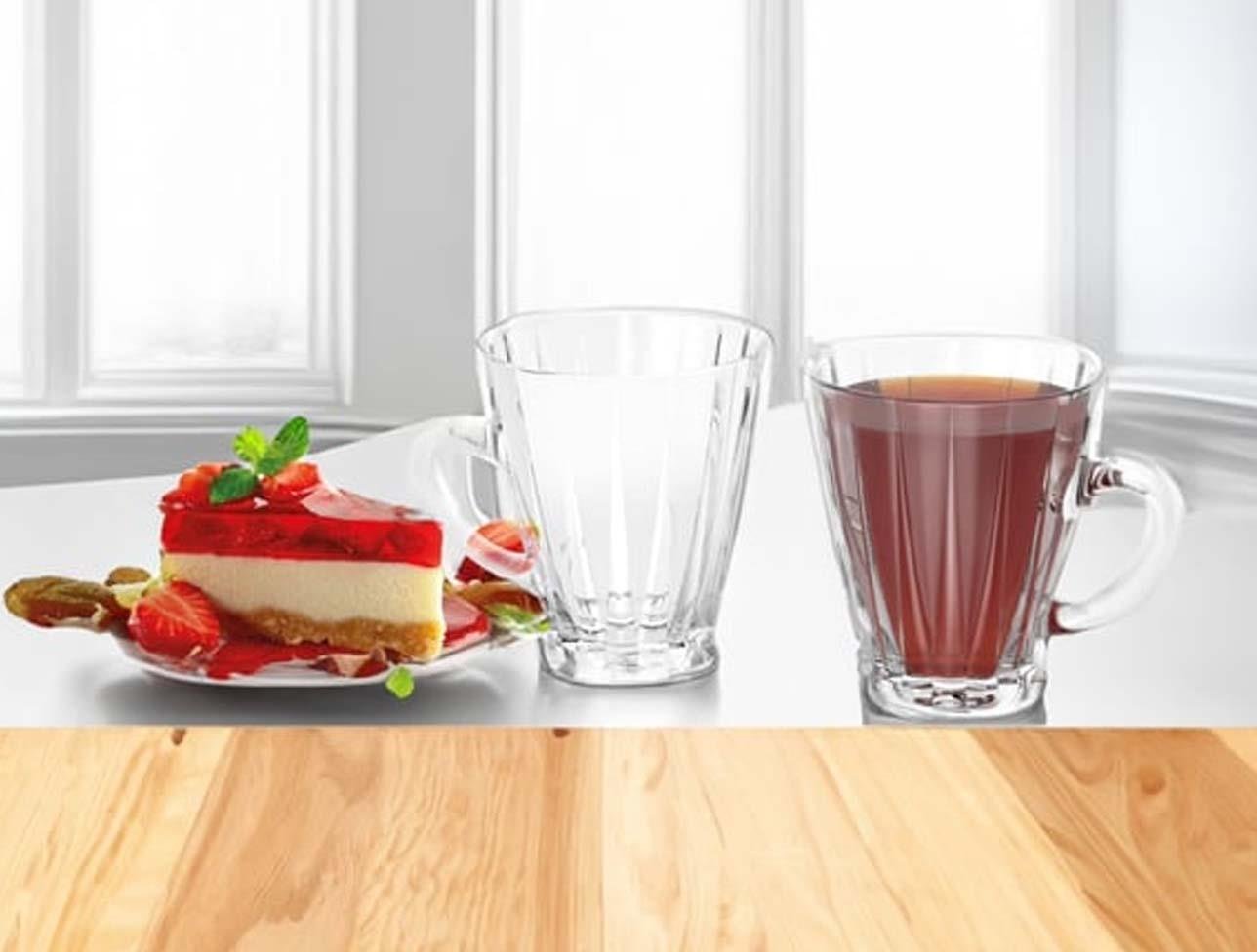 KRD HOME ACADİA 6 LI CAM KUPA BARDAK 300153