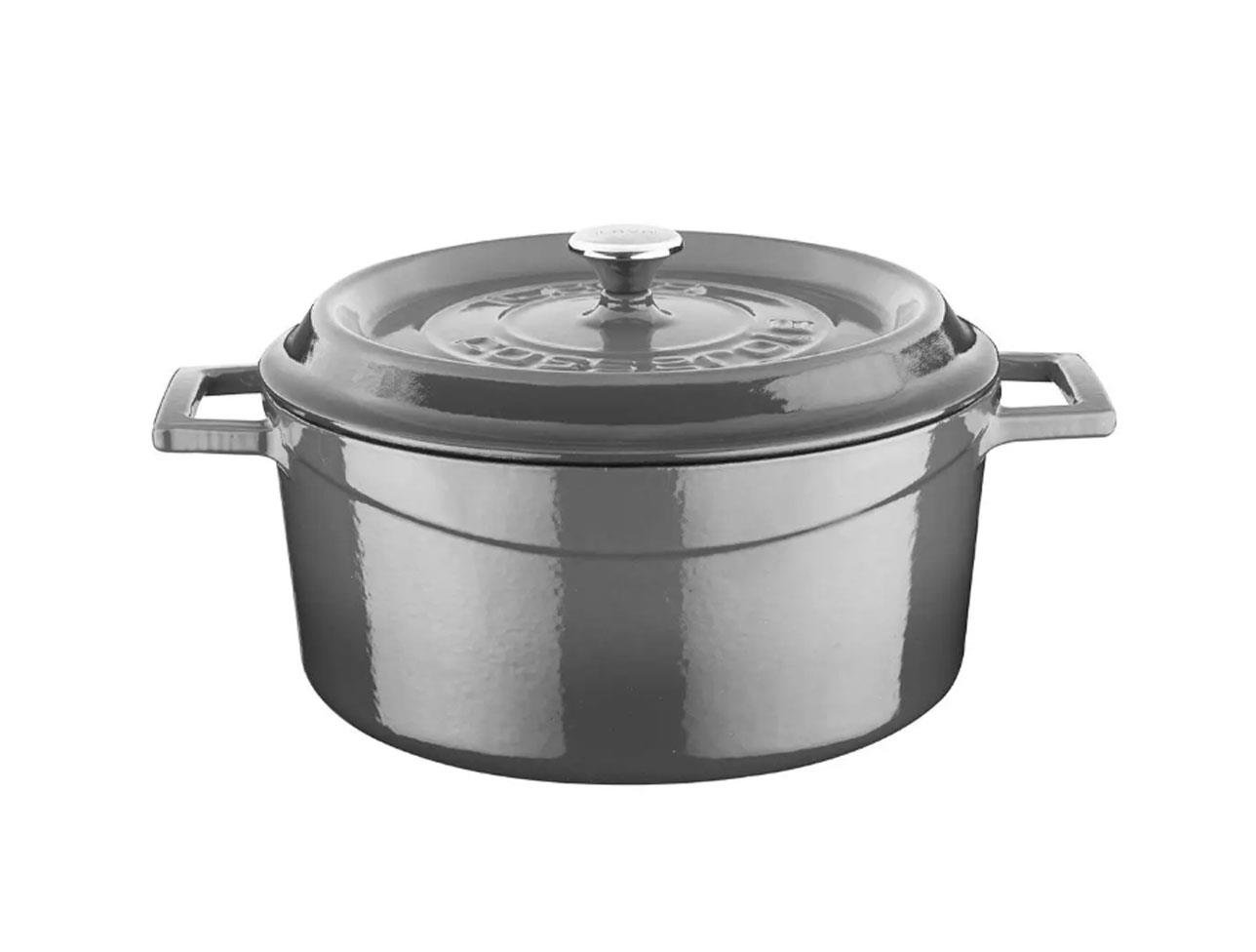 LAVA YUVARLAK TENCERE 28 CM TRENDY GRİ