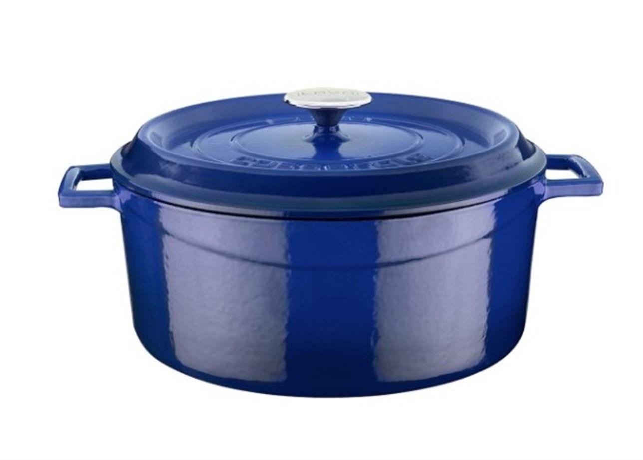 LAVA YUVARLAK TENCERE 28 CM TRENDY MAVİ