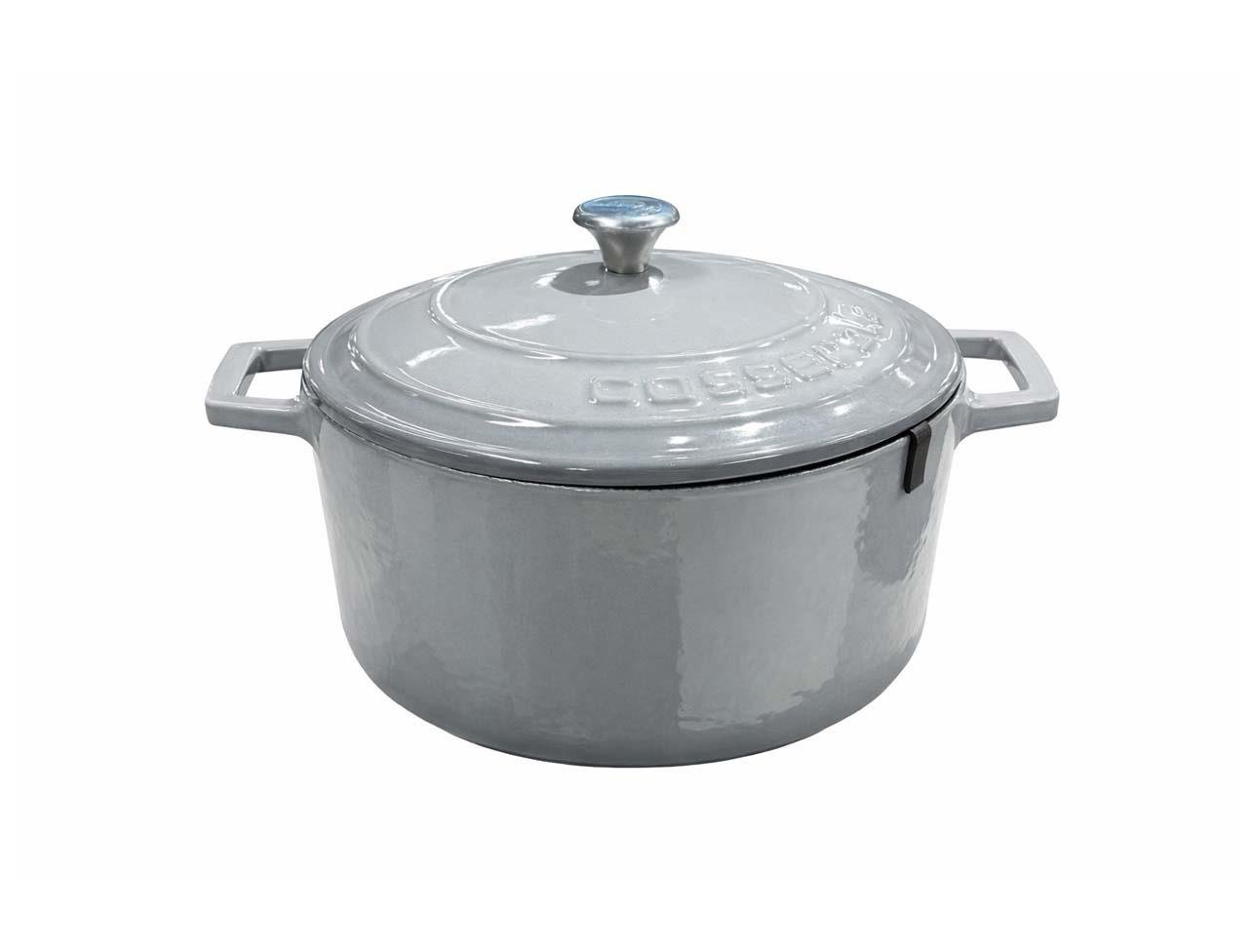 LAVA YUVARLAK TENCERE ÇAP 22 CM GRİ