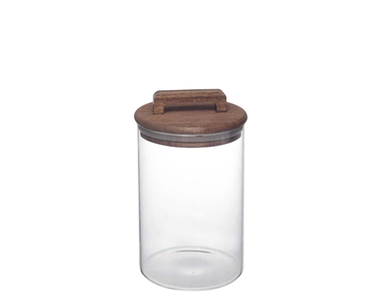 MİEN AKASYA KAPAKLI CAM KAVANOZ 950ML BOR-022
