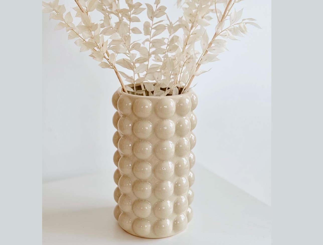 MİEN BUBBLE SERAMİK VAZO 21CM XSD-1031
