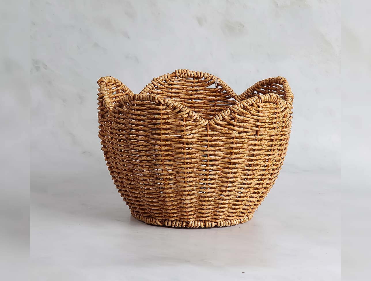 MİEN FLOWER RATTAN EKMEKLİK 21*17CM 1377