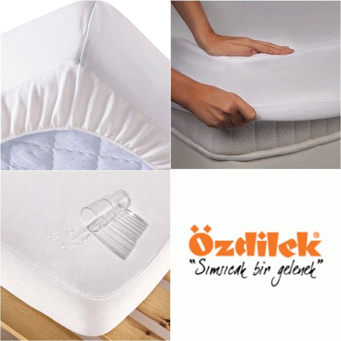 ÖZDİLEK ALEZ SIVI GEÇİRMEZ FITTED TEK KİŞ. 100X200