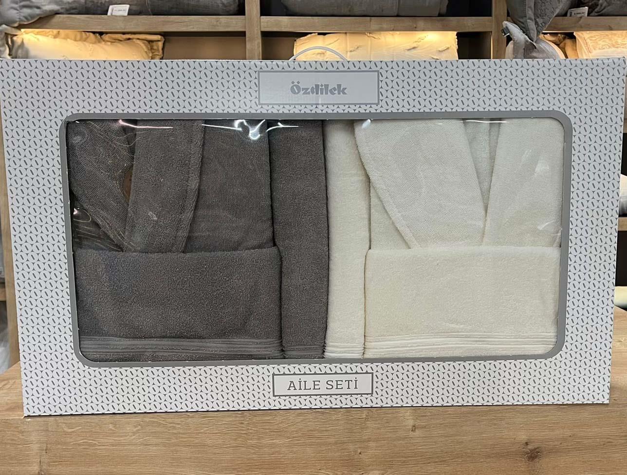 ÖZDİLEK ALLURE BEJ-KREM AİLE SETİ