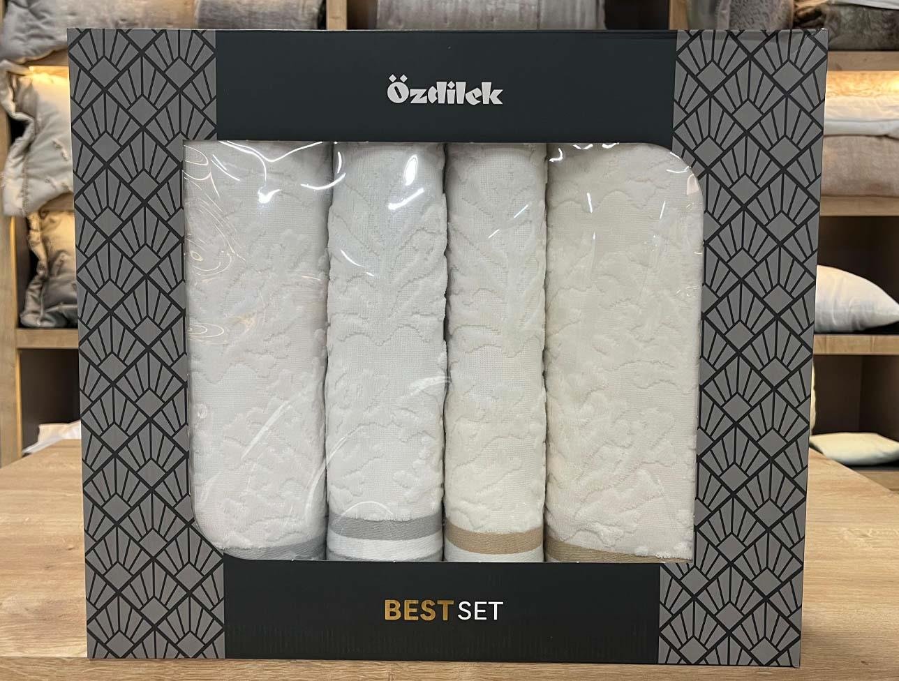 ÖZDİLEK CORALLO BEYAZ-KREM BEST SET