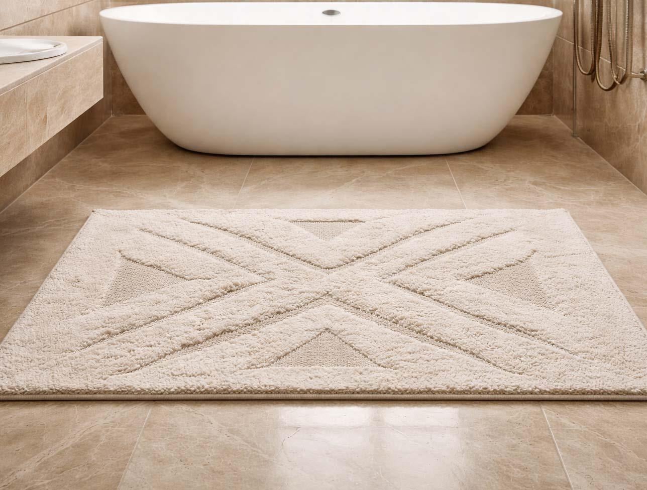 ÖZDİLEK KLOZET TAK. TUFTING ARIS KREM 60*100+50*60
