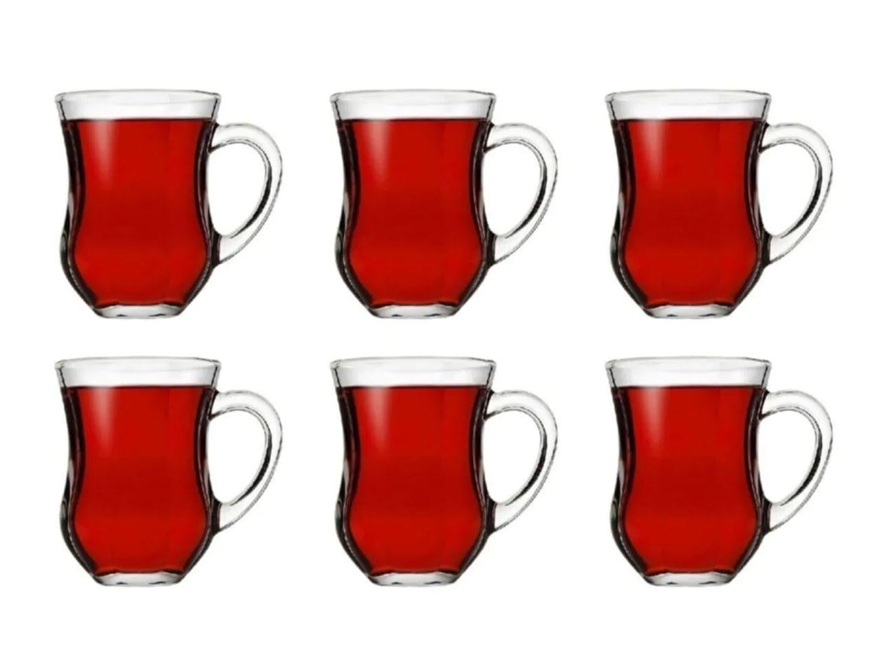 PAŞABAHÇE KULPLU BARDAK DEM 55373