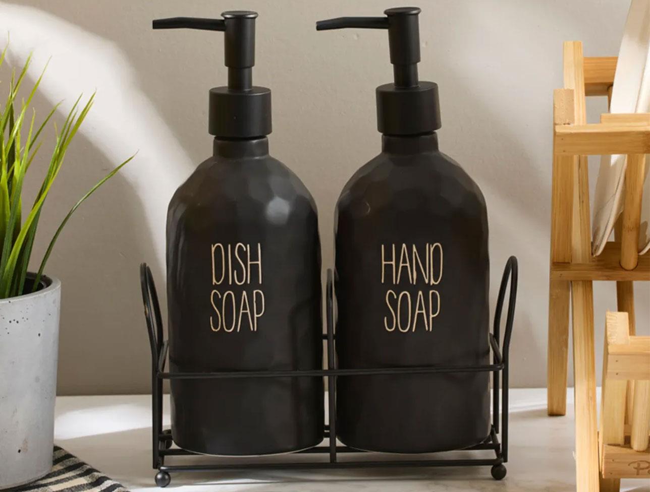 PEROTTİ SAPONE BLACK 2 Lİ STANDLI SABUNLUK 16746