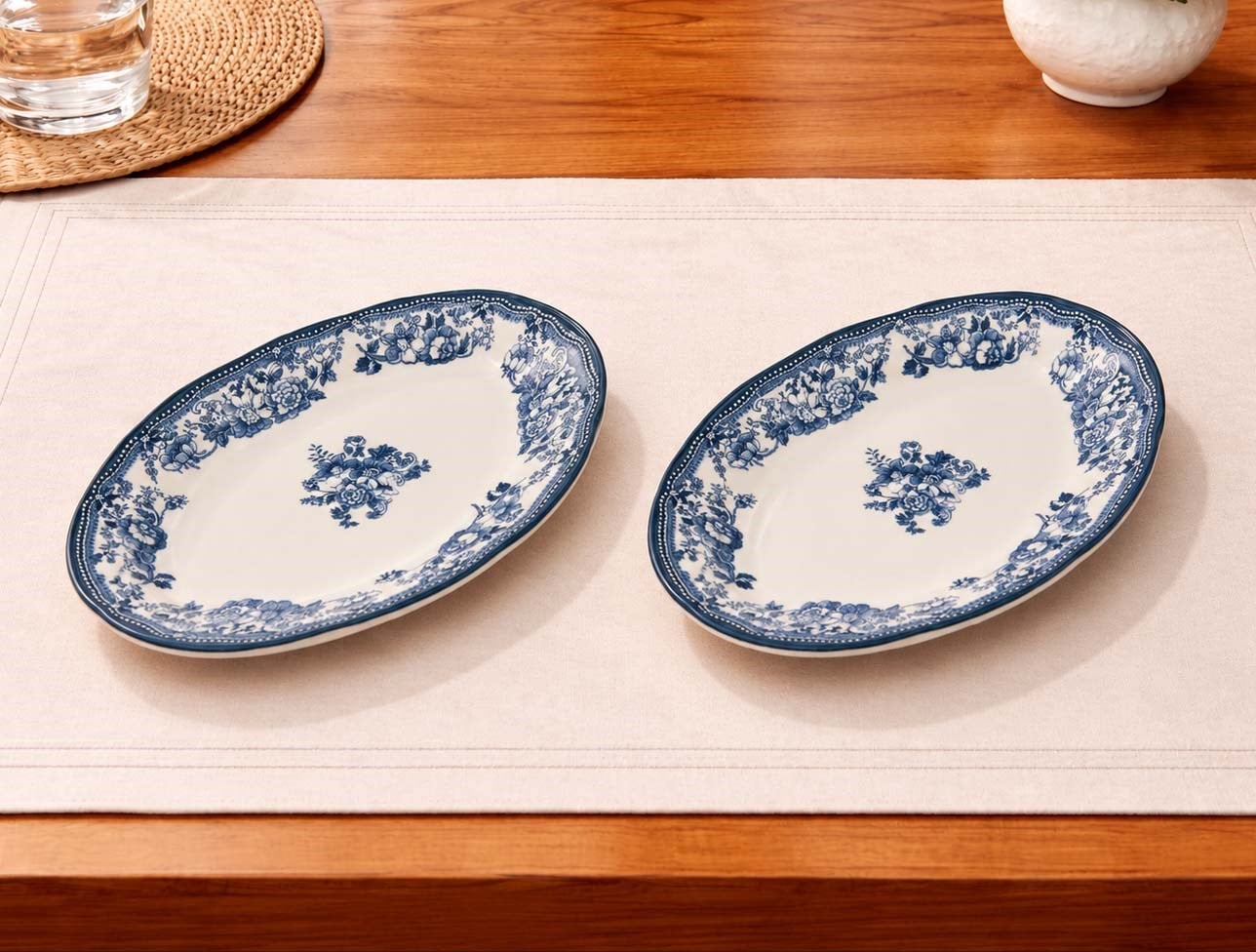 PORSER VELOUR NAVY FULYA KAY TAB SET 2 PARÇ 26 CM