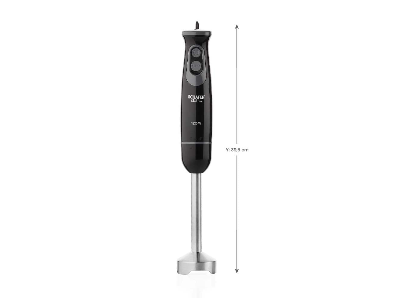 SCHAFER CHEF BLEND ÇUBUK BLENDER ANTRASİT SİYAH