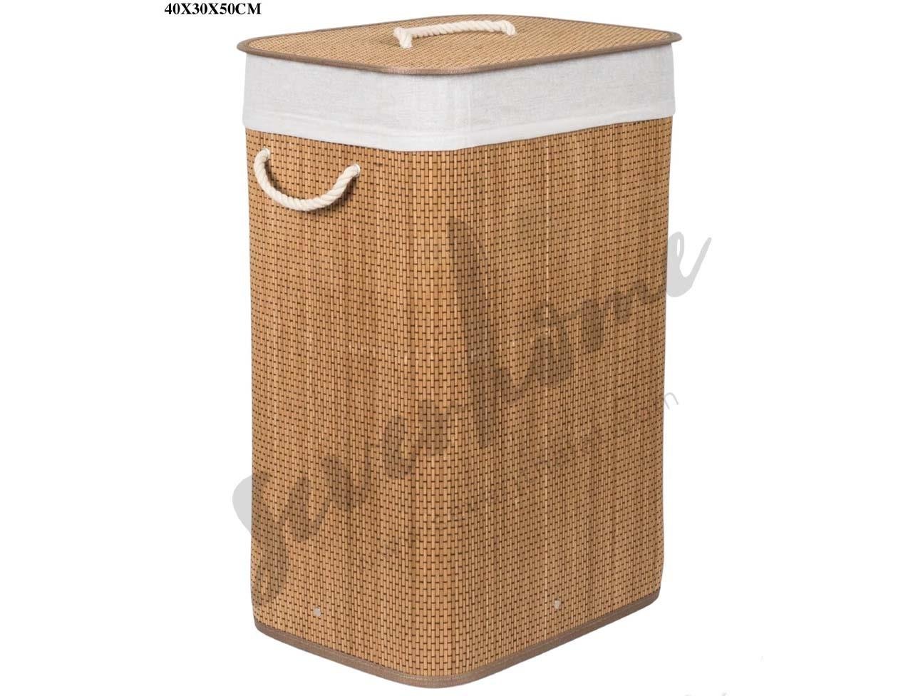 SEVER BAMBU ÇMŞ SEPETİ 40X30X50CM PR36799