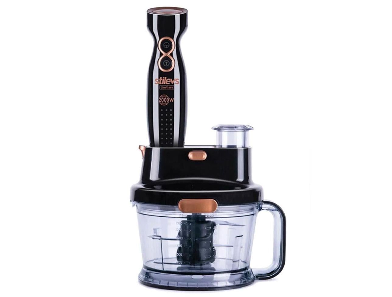 STİLEVS LİMİTLESS EL BLENDER SETİ SİYAH SGH22051