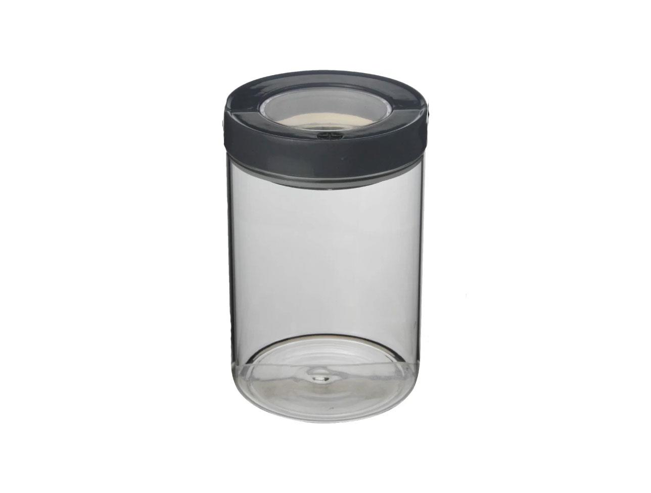 TOHANA CAM VAKUMLU KAVANOZ 1300ML GRİ THN87314