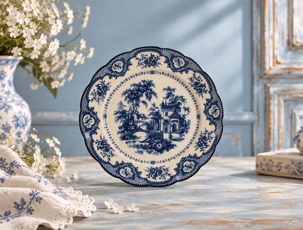 TWİNKLE ELİSABETH TABAK MAVİ 23 CM TW-EL-PS-15013