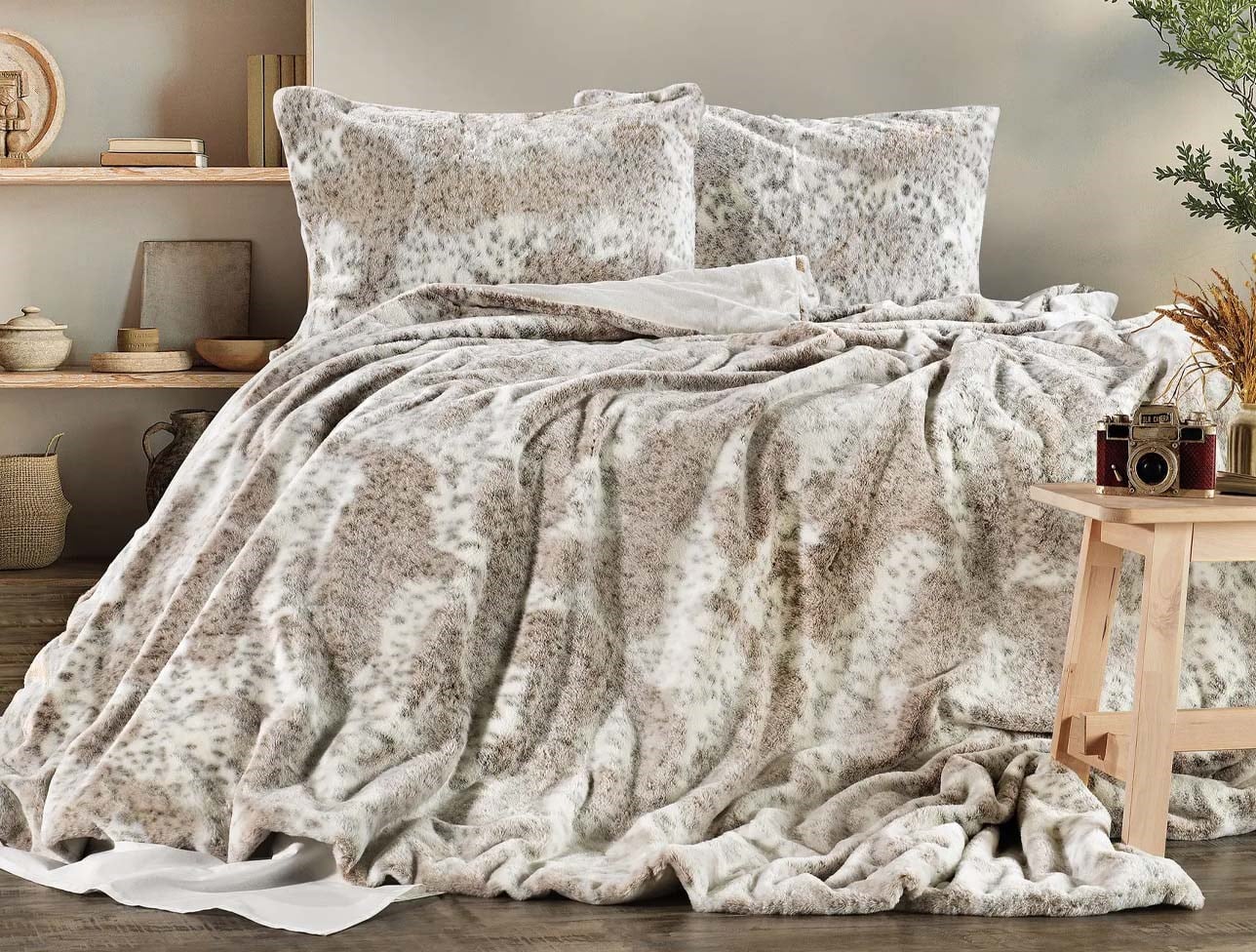 ZEBRA LEOPARD COMFORTER NEVRESİMLİ 10 PC SET