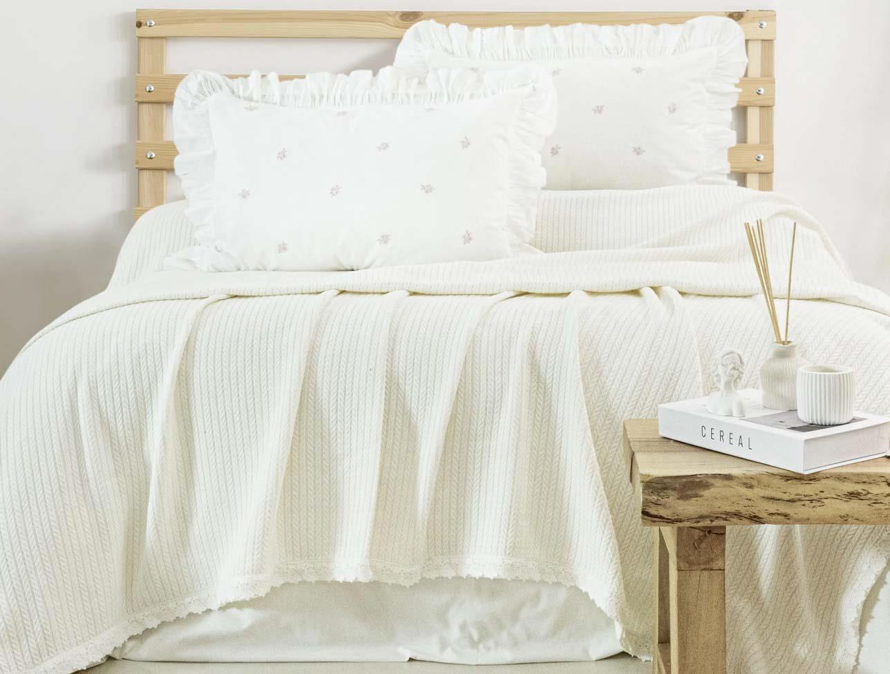 ZEBRA ROSY PİKE TAKIMI KREM