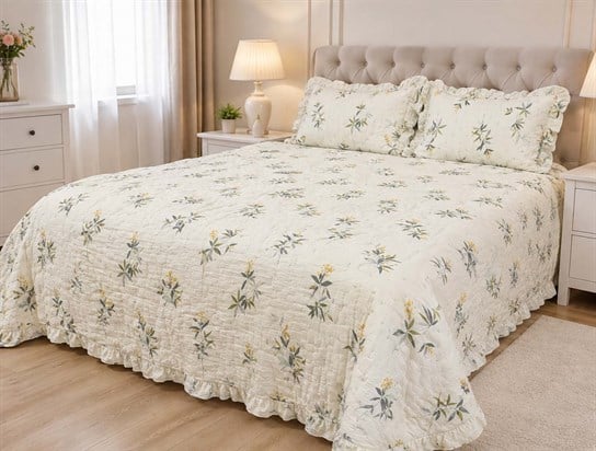 DAİNTY HOME CİFT KİŞİLİK YATAK ÖRTÜSÜ