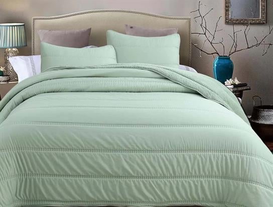 ZEBRA MAISS YATAK ÖRTÜSÜ MİNT ÇK.