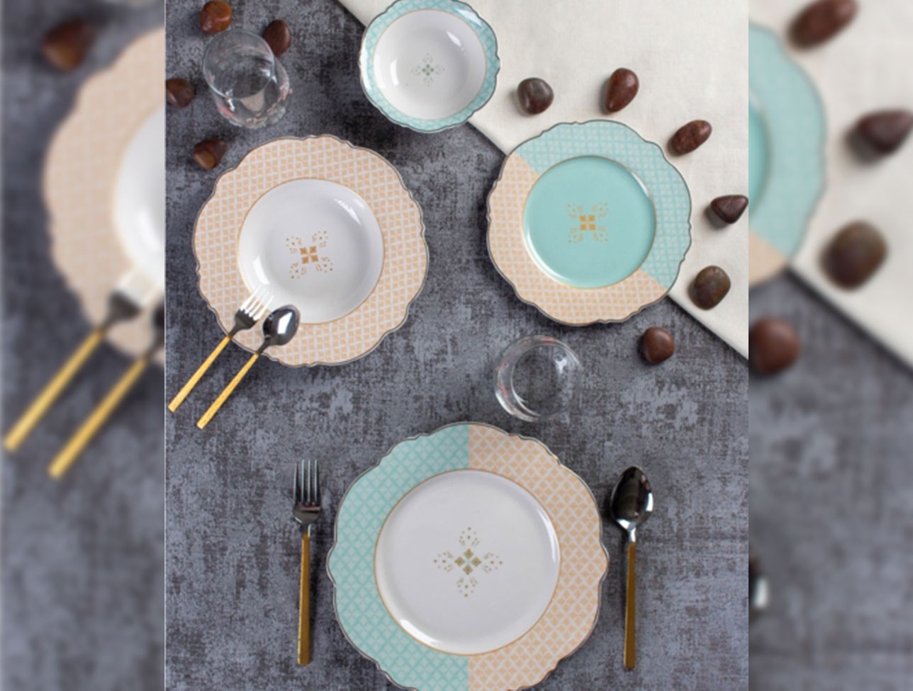 ACAR 24 PRÇ NEW BONE CHINA YEMEK TAKIMI 11075