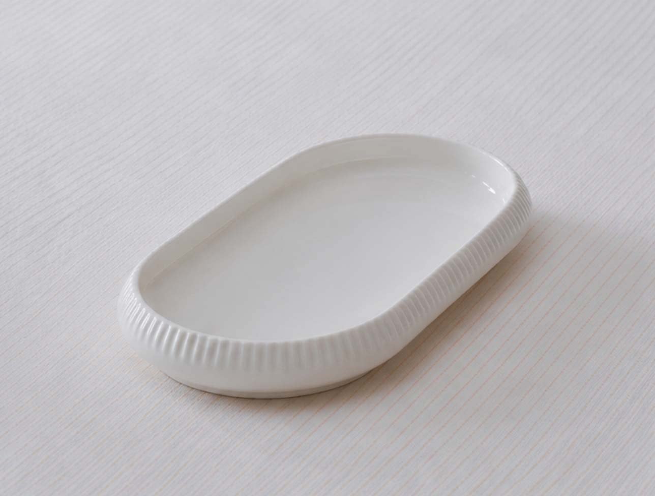 ACAR BİANCO LİNEA 22.8X10.5X2CM OVAL TAB JEA-08348
