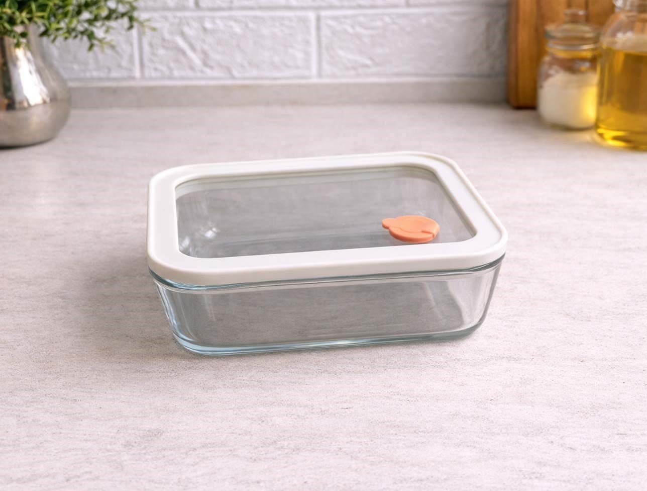 ACAR MAXWELL BOROSİLKAT CAM SAKLAMA KABI 610ML